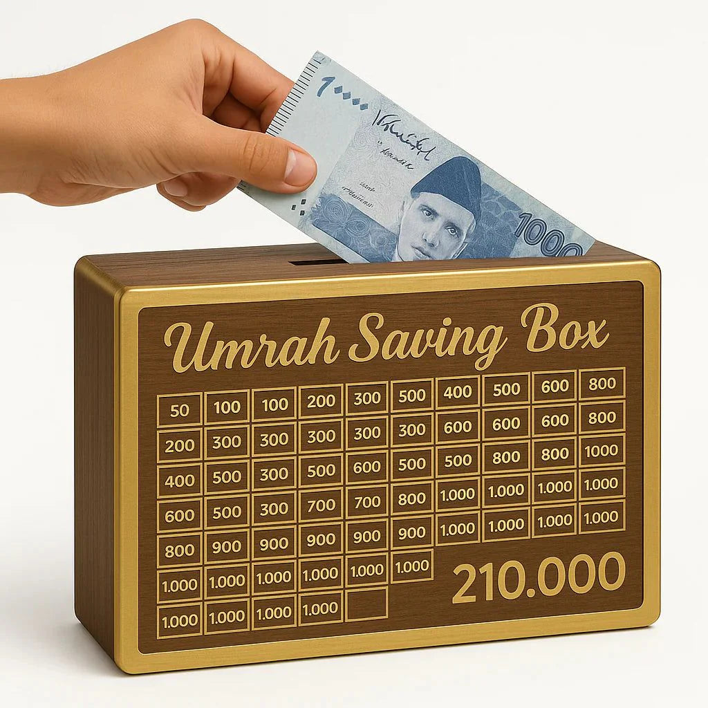 Umrah Saving Box - Save Money For Umrah