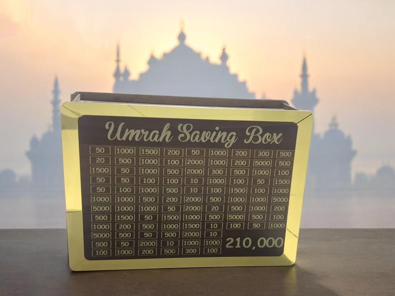 Umrah Saving Box - Save Money For Umrah