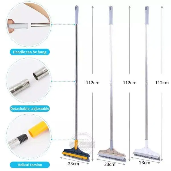 2 in 1 Dust Cleaning Scrubber And Wiper Brush