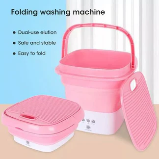 Foldable Mini Washing Machine With Dryer