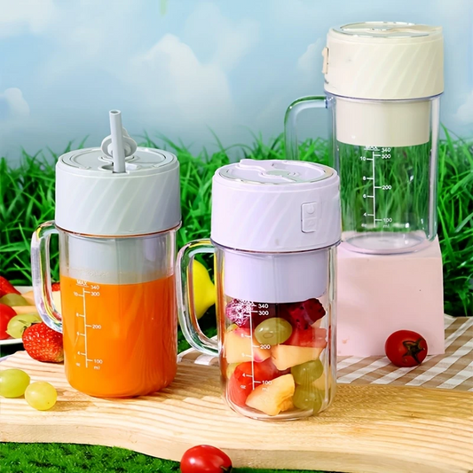 Mason Portable Mini Juicer Blender With Straw Cup