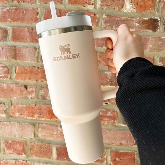Stanley Tumbler With Straw- Insulated Stainless Steel (24 Hour)Hot And Cold