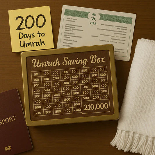 Umrah Saving Box - Save Money For Umrah